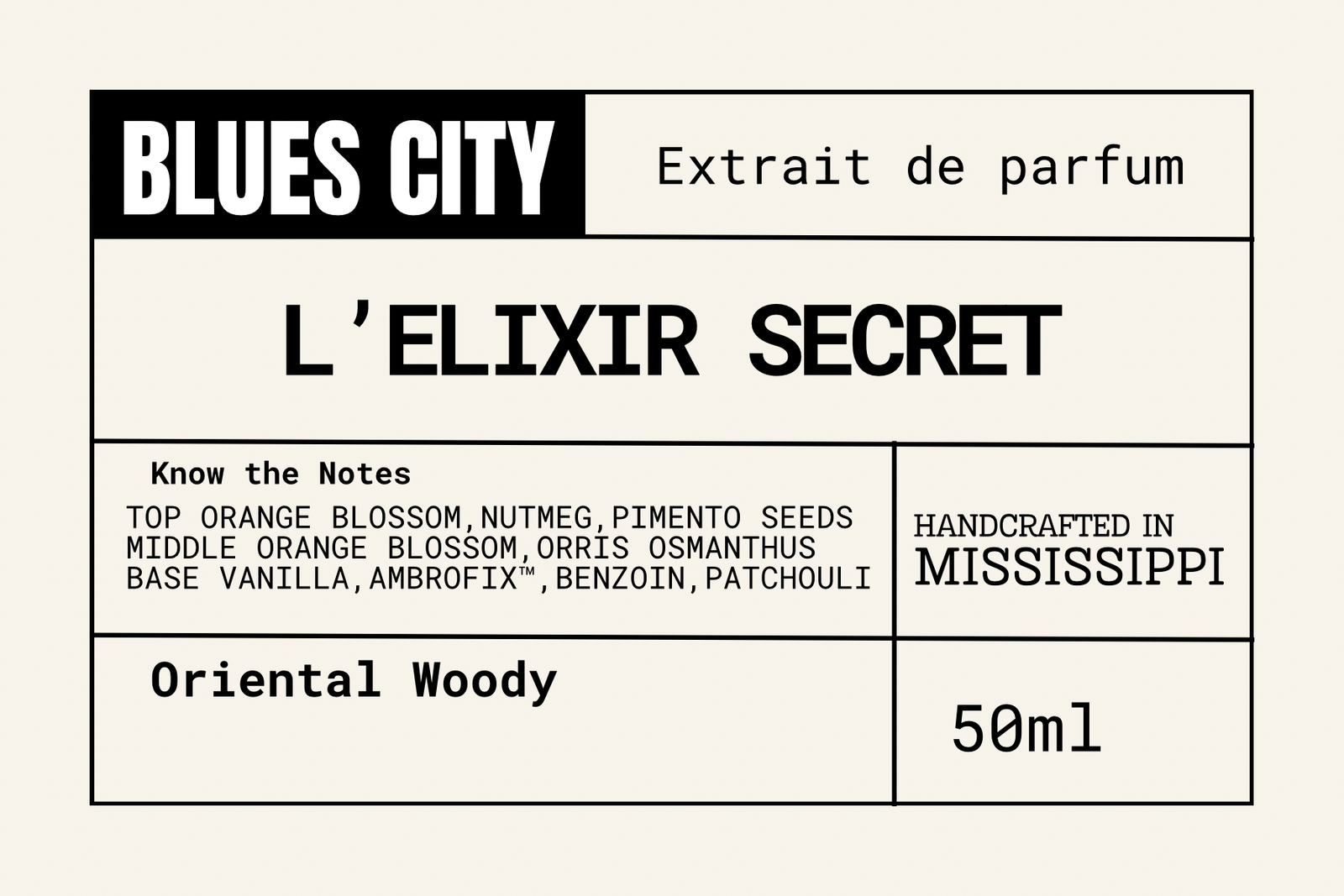 L’elixir secret